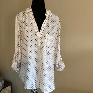 Polka dot blouse